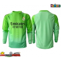 Camisa de Futebol Real Madrid Goleiro Equipamento Secundário 2025-26 Manga Comprida